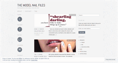 Desktop Screenshot of modelnailfiles.com